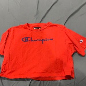 Kith x Champion cropped tee